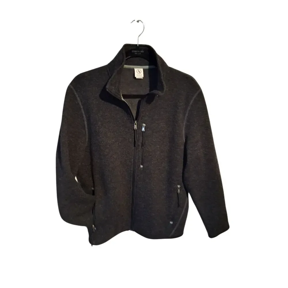 Aigle Mens size Medium Full Zip Wool Outdoors Outerwear‎ Hiking Gorpcore Jacket